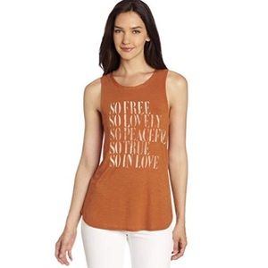 Lucky Brand Orange Tank Top - Size Small